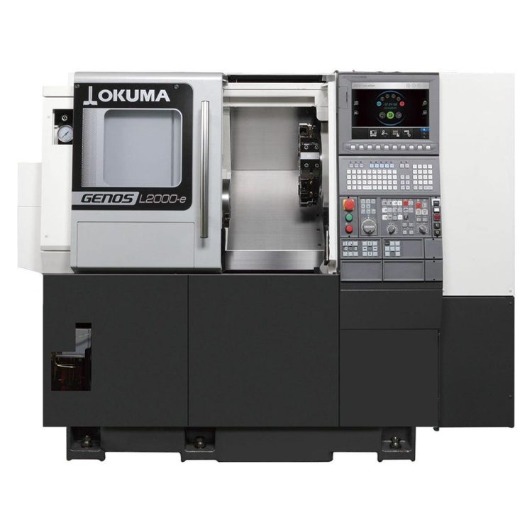 GENOS L2000-e Okuma Lathe stock